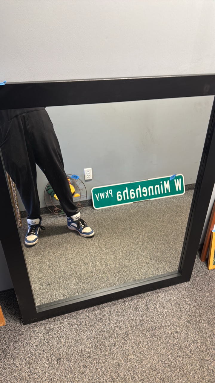 large mirror